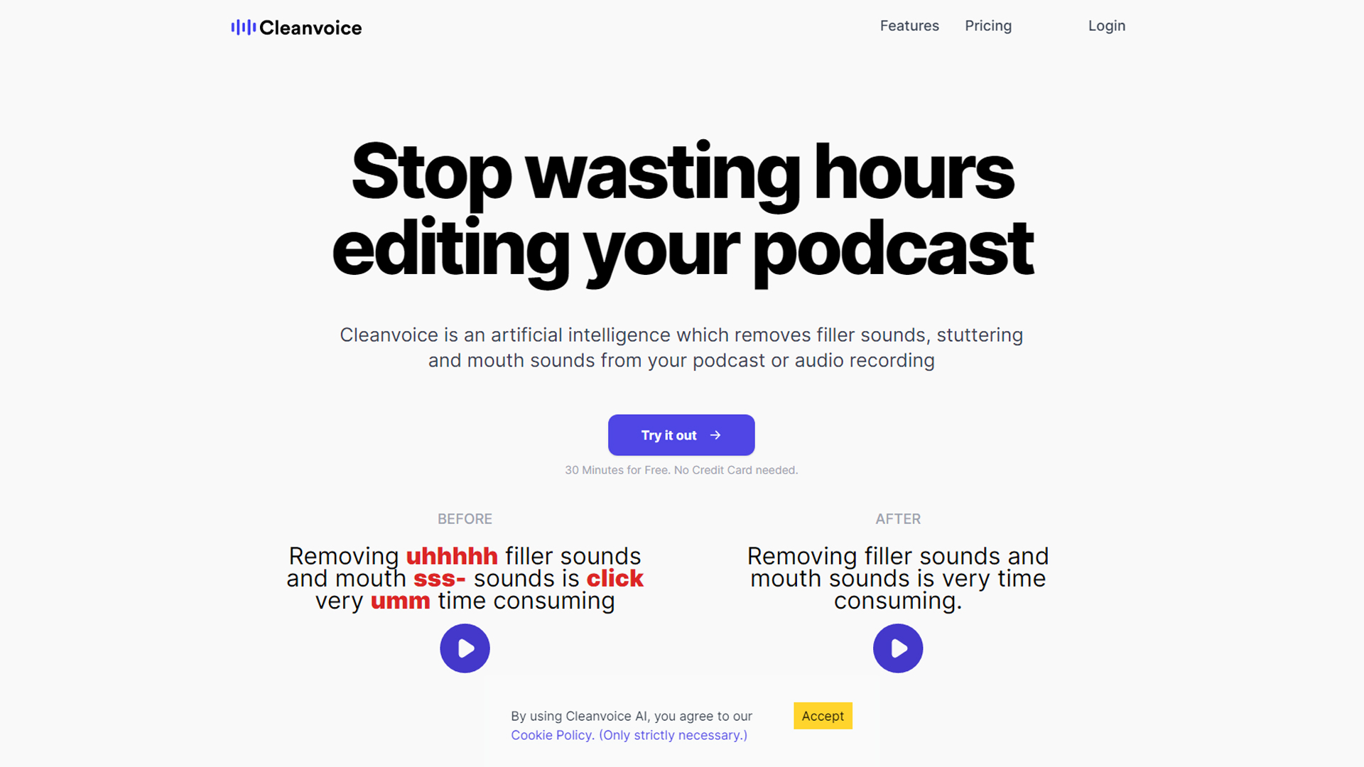 Cleanvoice | AllAiWebsite