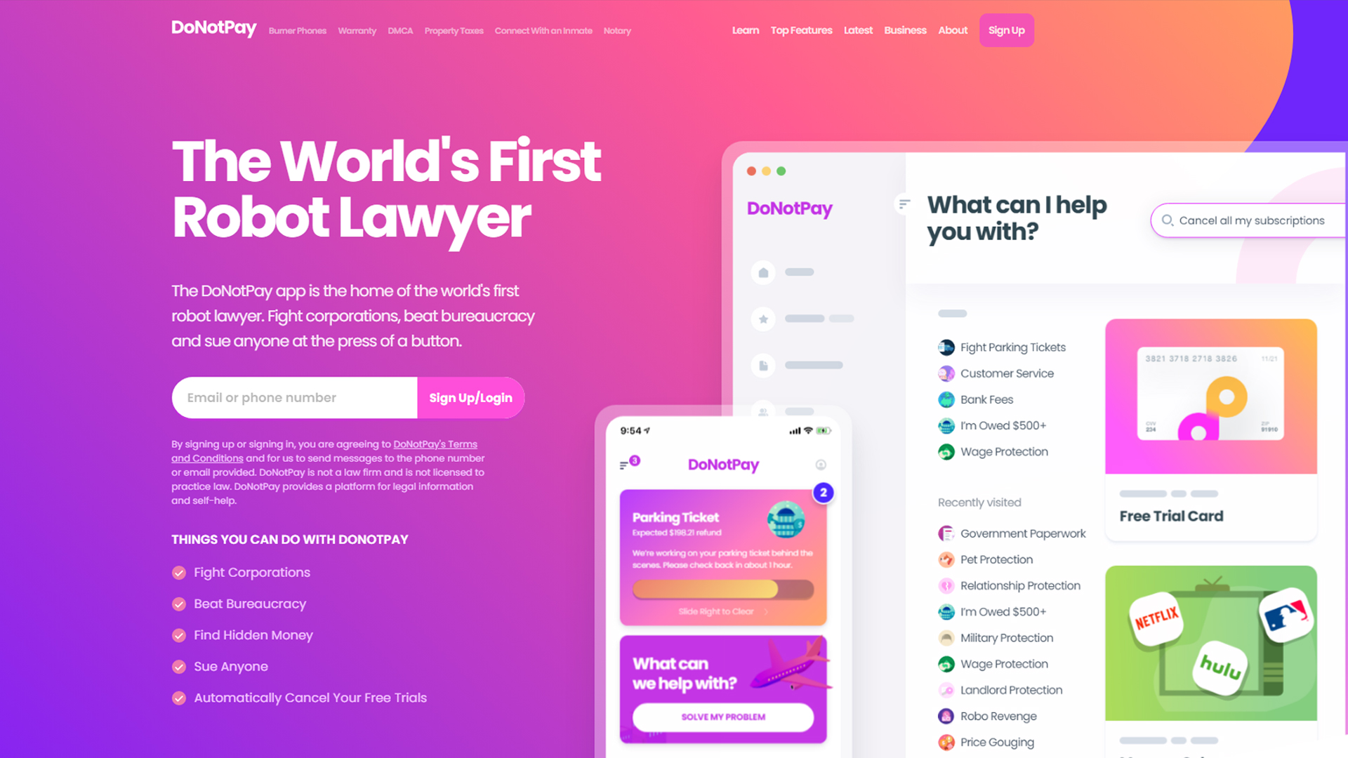 DoNotPay | AllAiWebsite