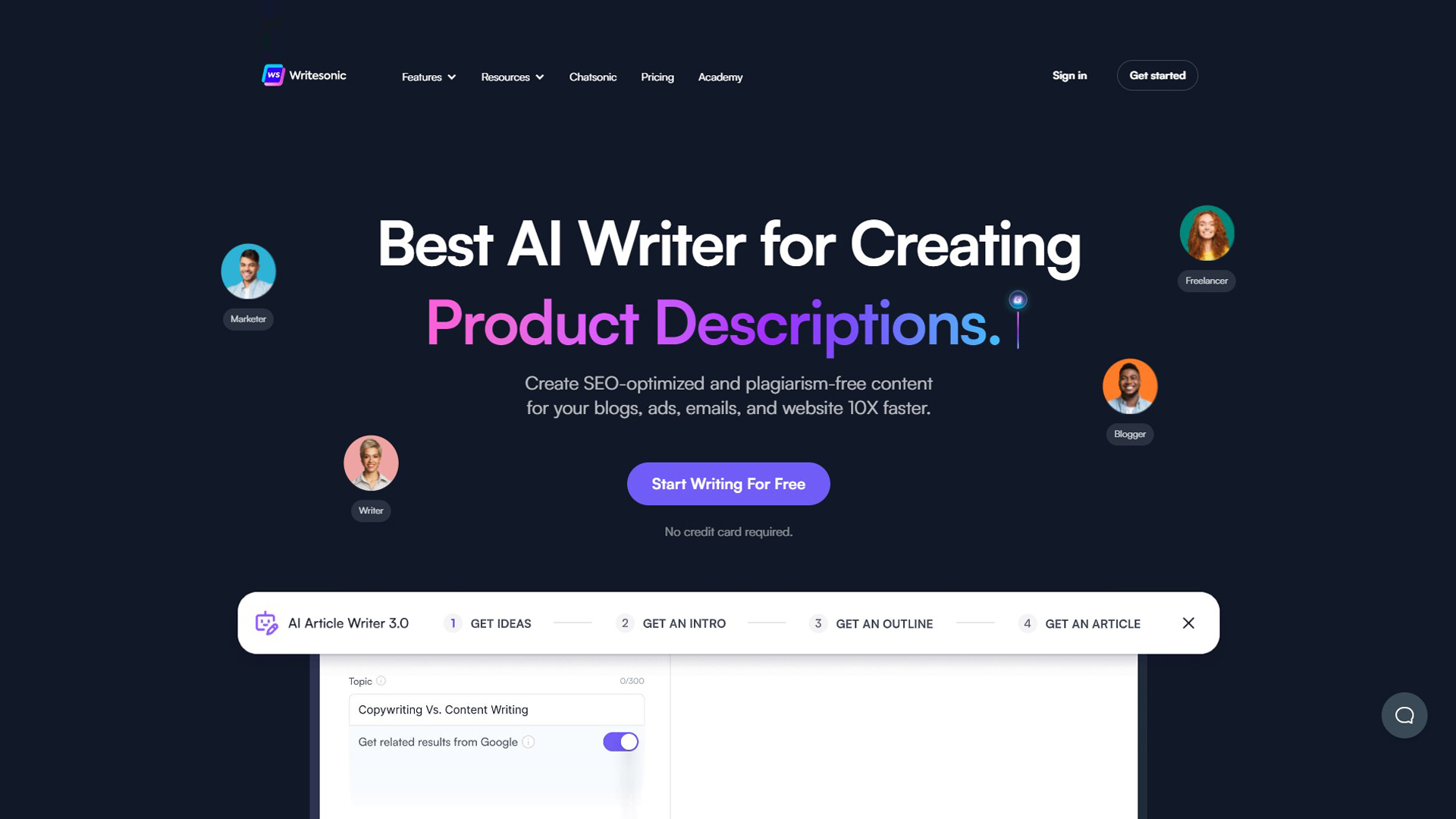Writesonic | AllAiWebsite