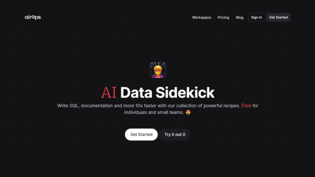 airops - AI Data Sidekick