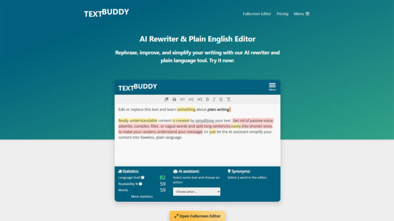 Text Buddy | AI Tools Directory [Discover Top AI Tools in 2026]