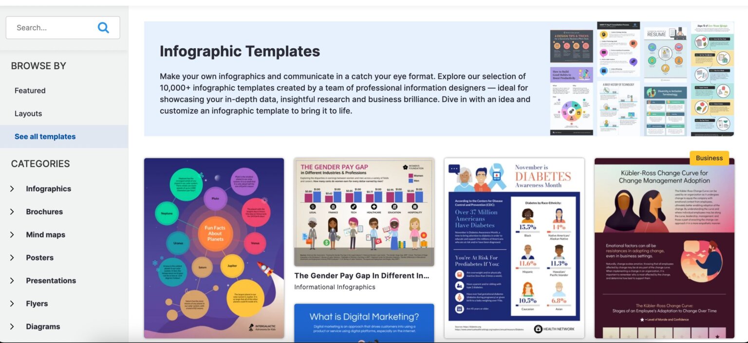 Venngage: Design Stunning Infographics | AllAIWebsite