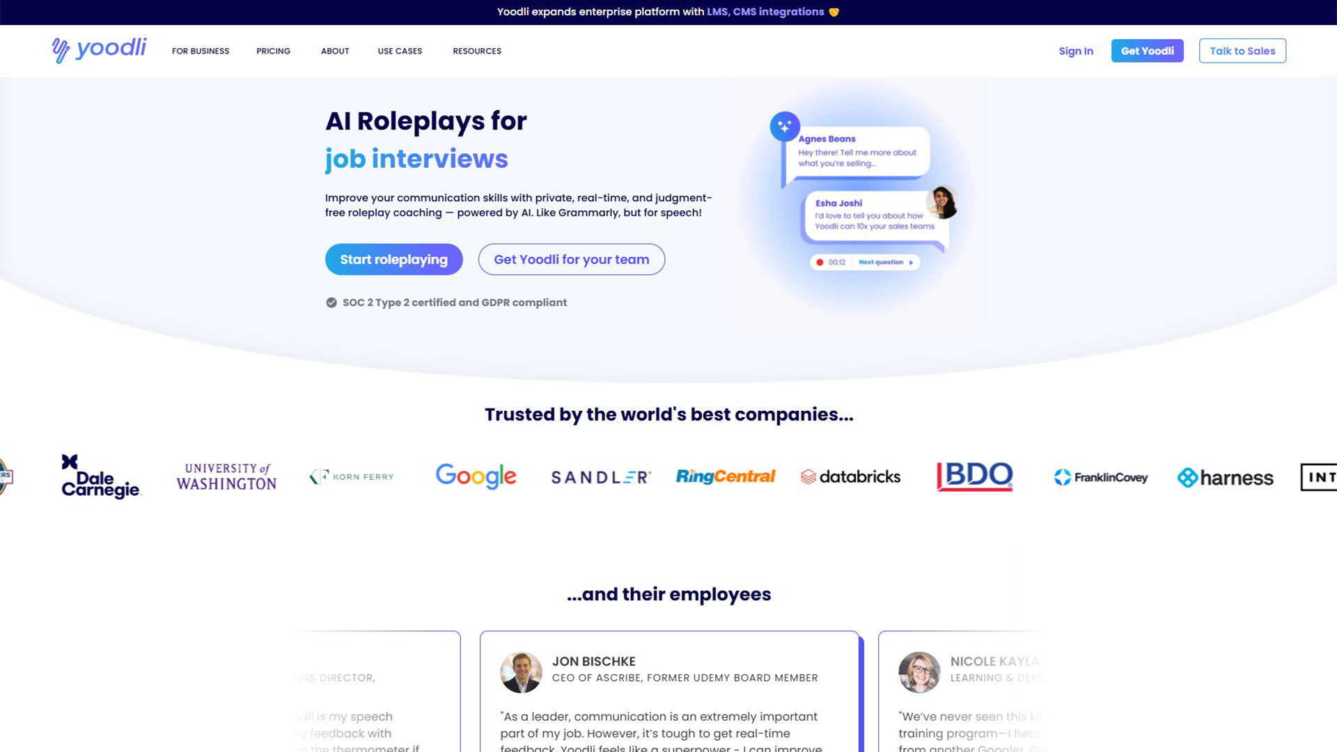 Yoodli | AllAiWebsite