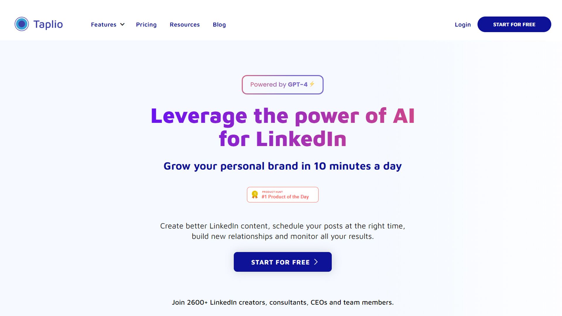 taplio | allaiwebsite