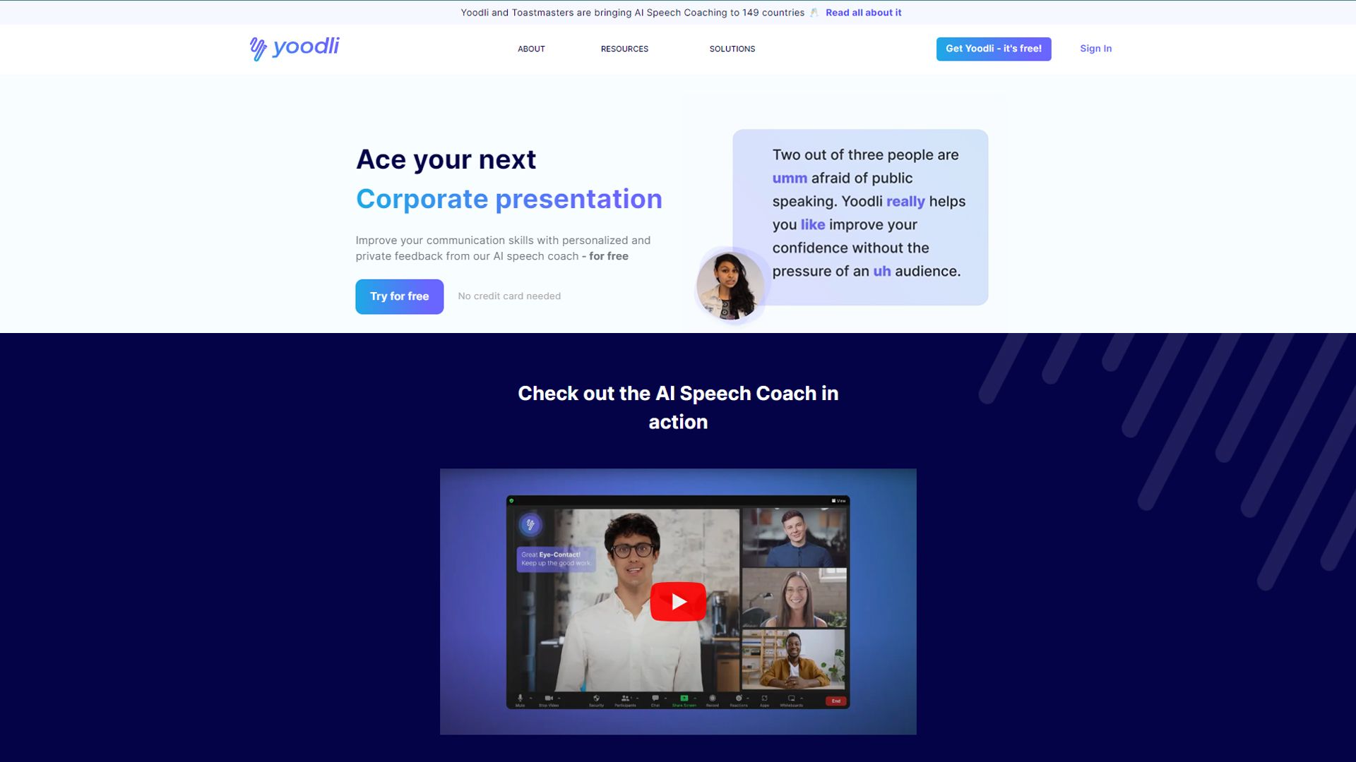 yoodli | allaiwebsite