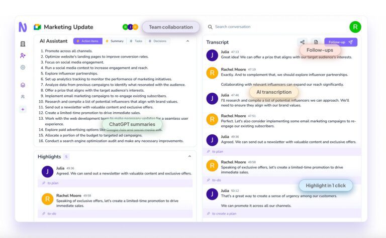 Noty Blog Noty AI: Transforming Meeting Notes with AI | AllAIWebsite
