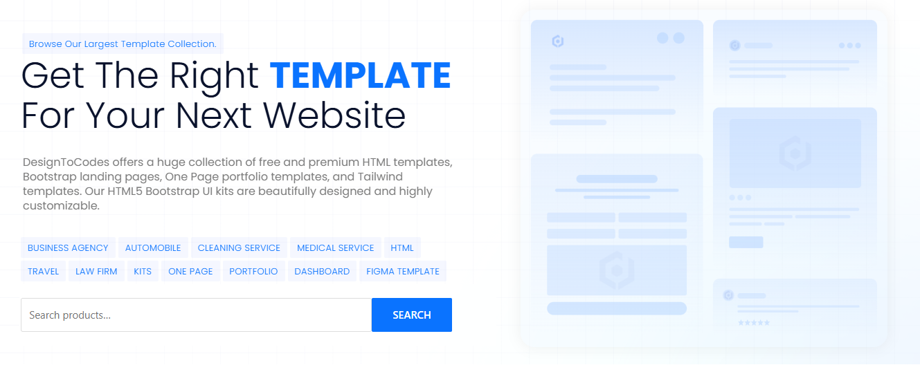 DesignToCodes: Premium Templates & UI Kits | AllAIWebsite