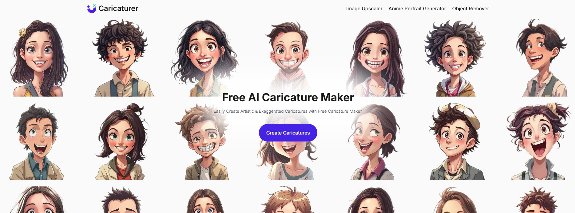 Caricaturer-Hero | AllAiWebsite