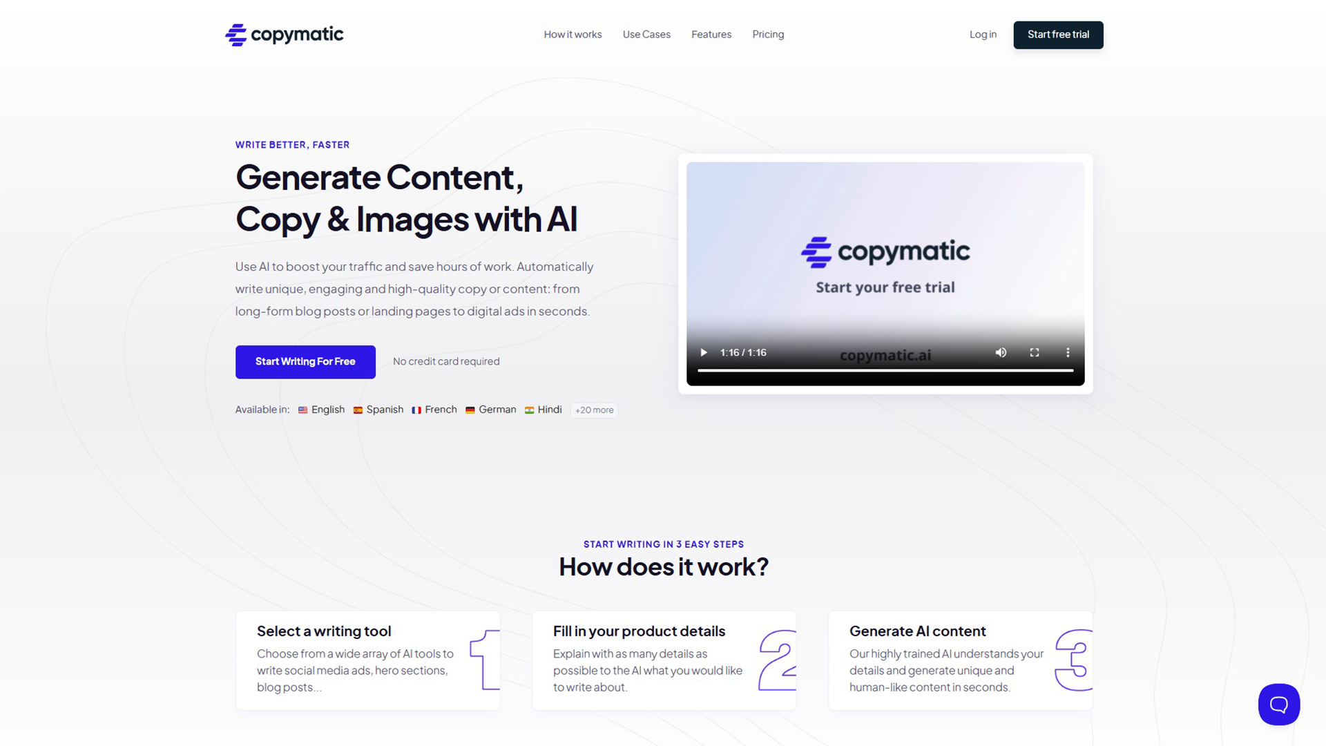 Copymatic | AllAiWebsite