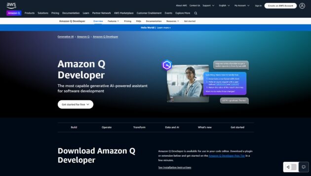 Amazon Q Developer | AllAiWebsite