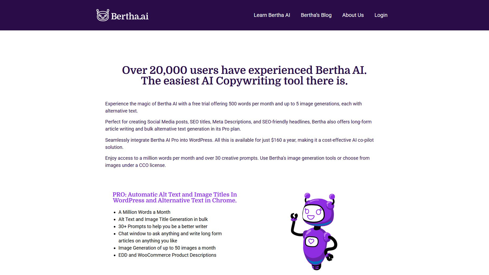 BerthaAI | AllAiWebsite