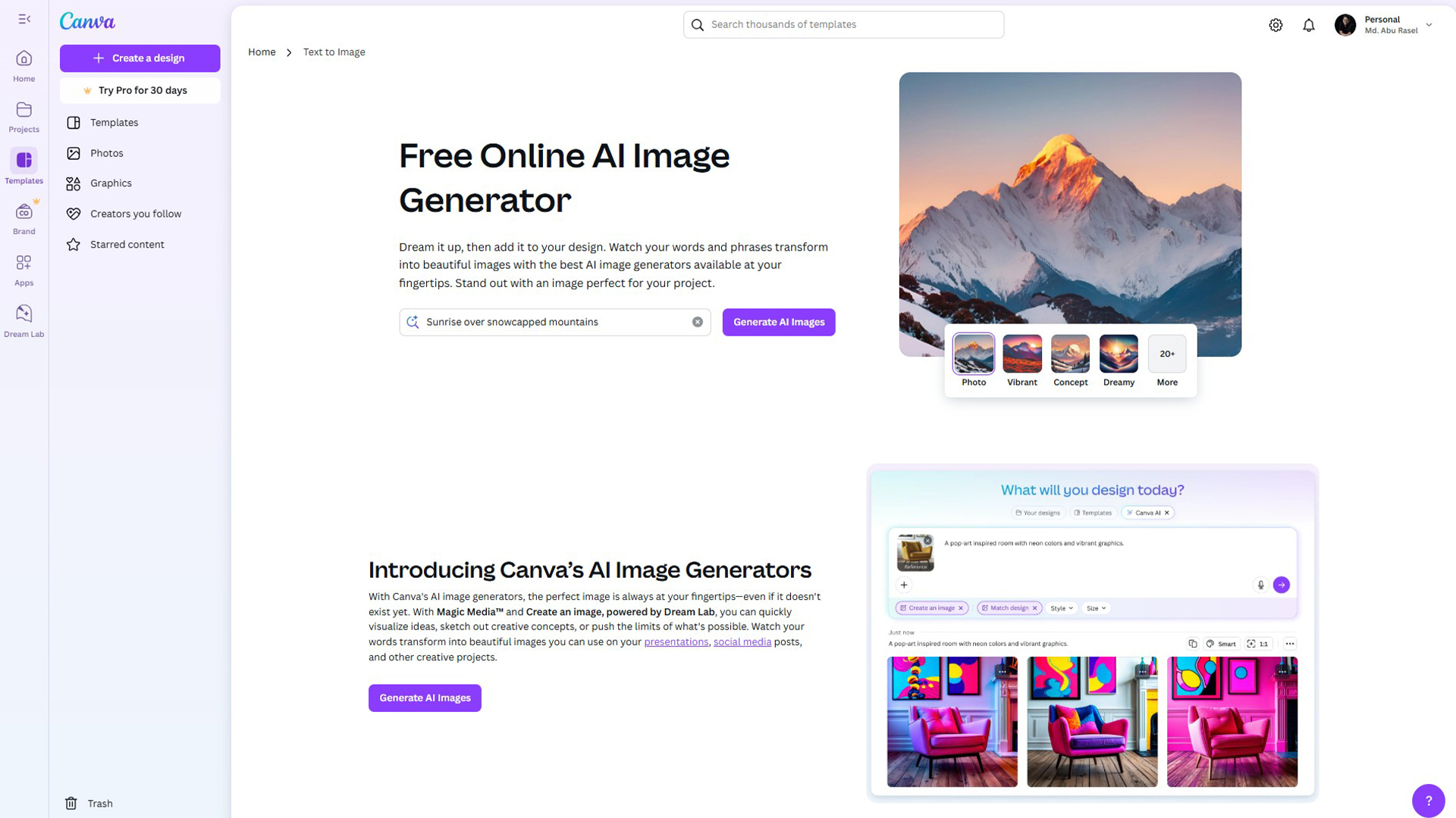 Canva AI | AllAiWebsite
