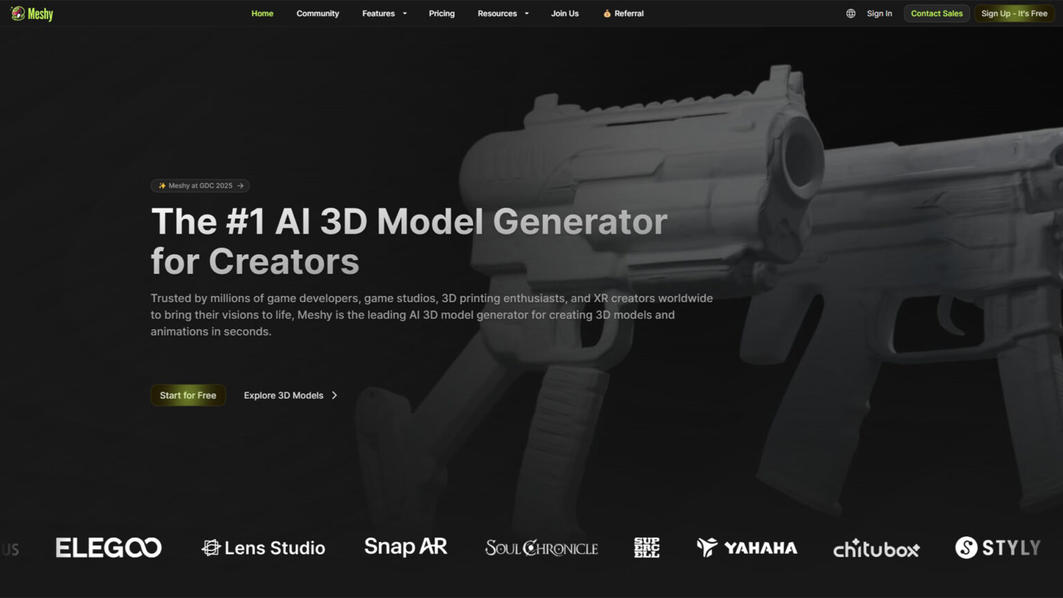 Meshy AI | AI Tools Directory [Discover Top AI Tools in 2026]