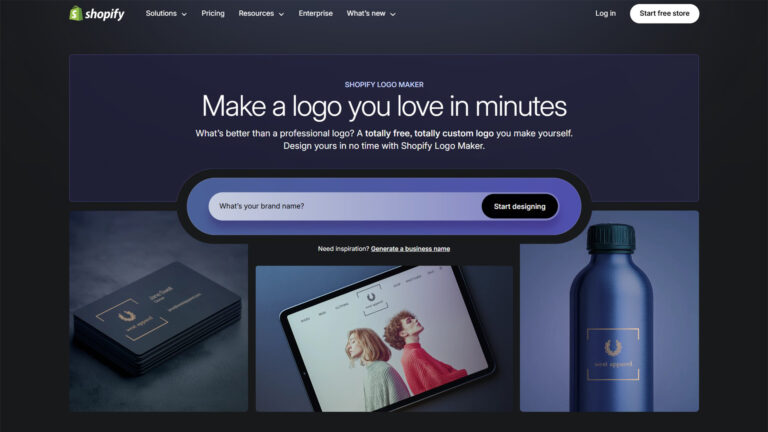 Shopify Logo Maker | AllAiWebsite