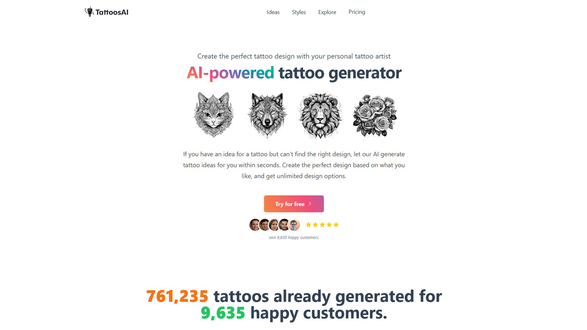 TattoosAI | AllAiWebsite