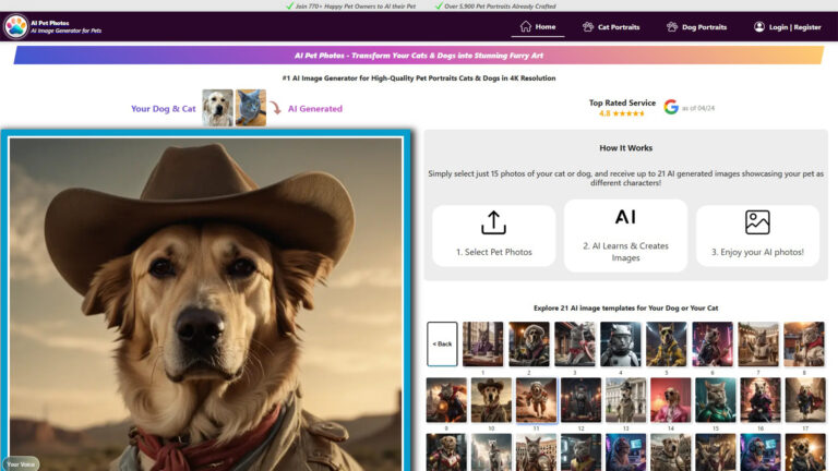 AI Pet Photos | AllAiWebsite