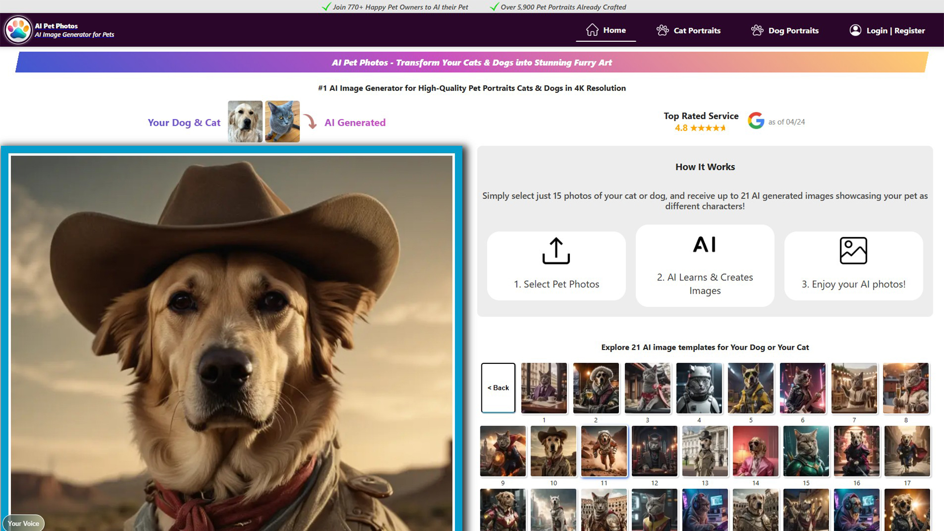 AI Pet Photos | AllAiWebsite