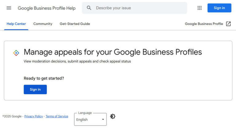 Appeal Tool For Google Business Profile