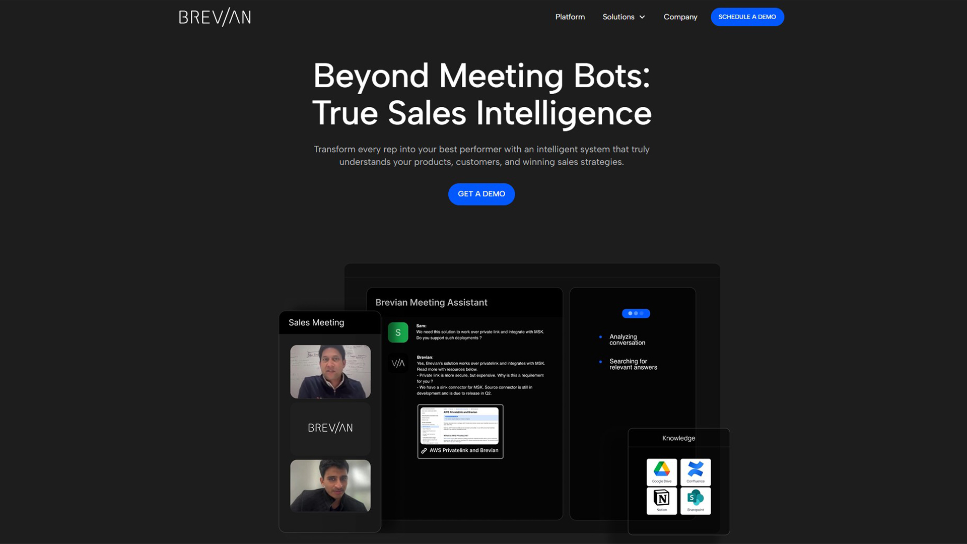 AI Sales Intelligence | Brevian | AllaiWebsite