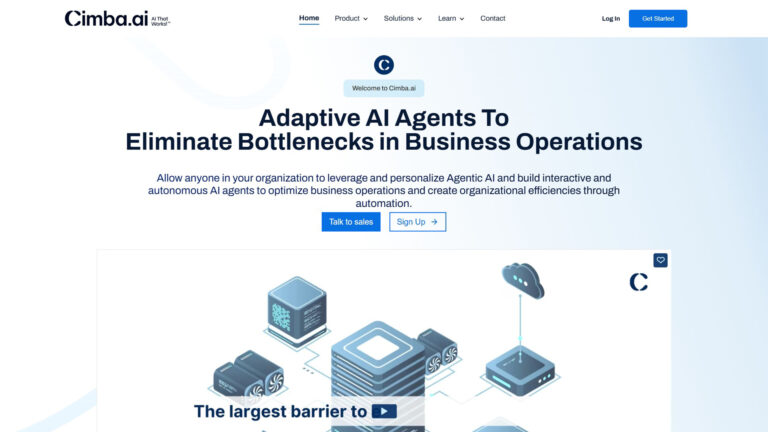 Adaptive AI Agents | Cimba AI | AllAiWebsite