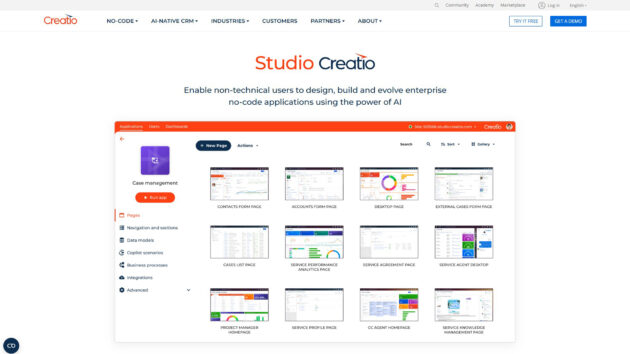 No-Code AI Application Development | Creatio | AllAiWebsite