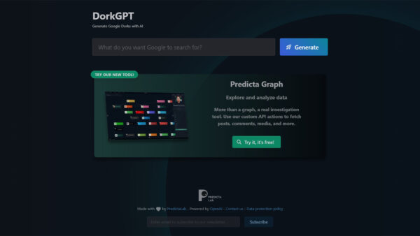 DorkGPT Review 2026 — AI Google Dorking Tool for OSINT & Research ...