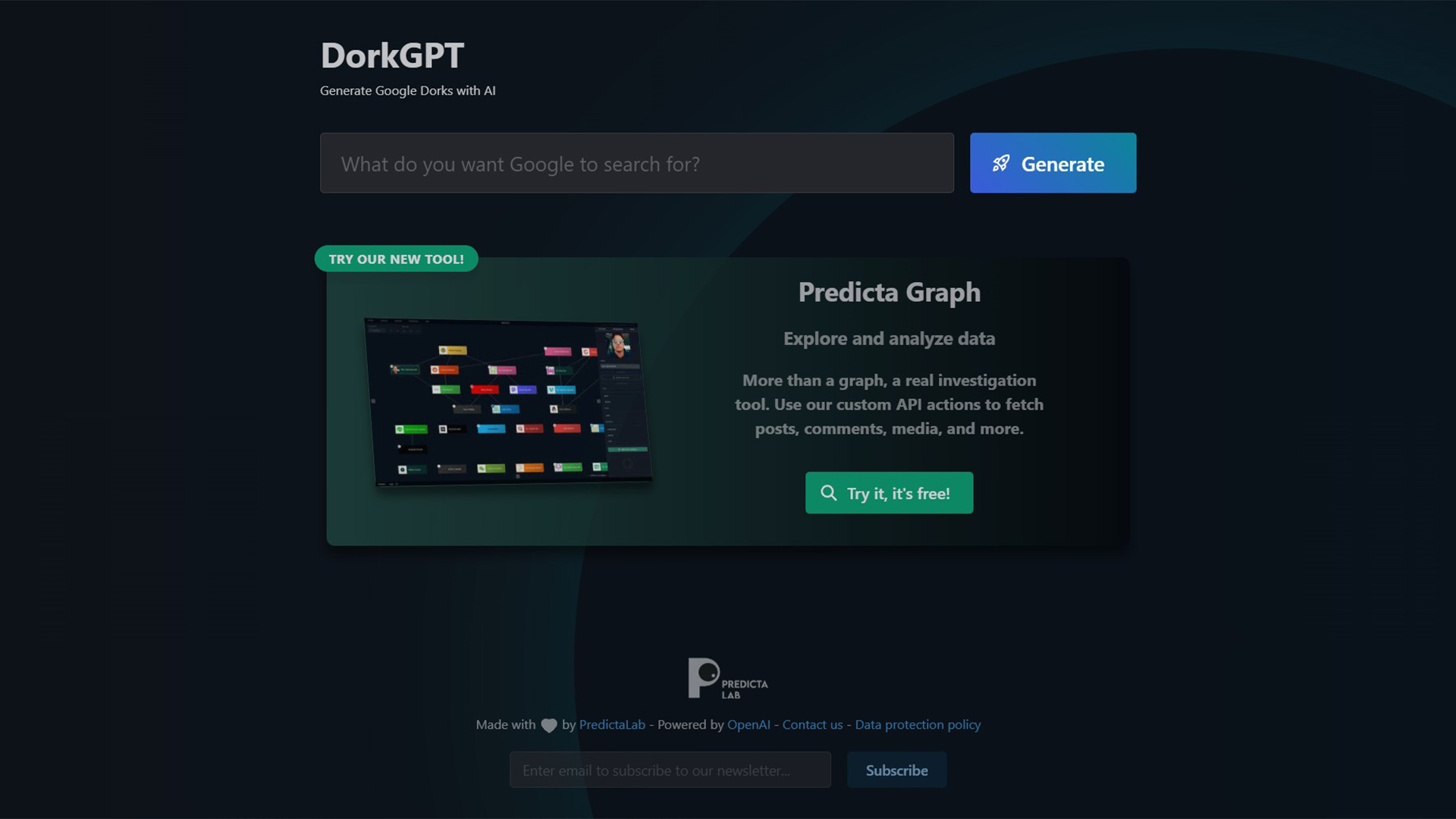 DorkGPT | AllAiWebsite