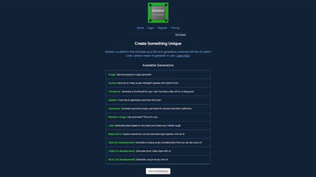 Generor AI | AllAiWebsite