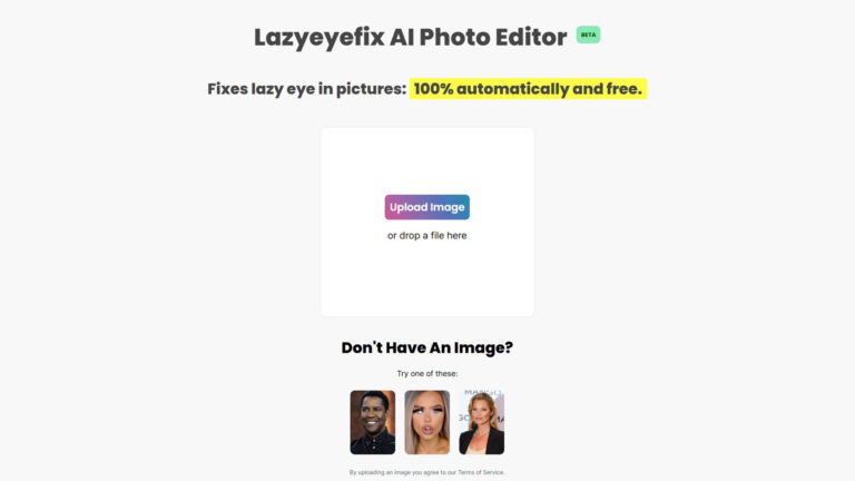 Lazyeyefix AI | AllAiWebsite