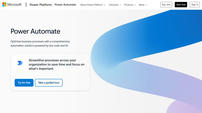 Business Process Automation | Microsoft Power Automate | AllAiWebsite