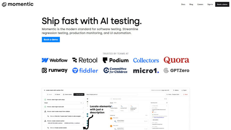 AI Software Testing | Momentic | AllAiWebsite