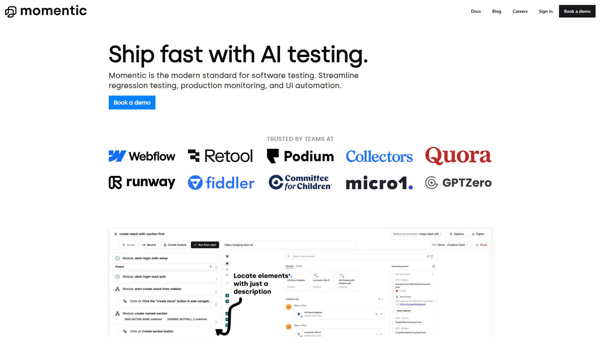 AI Software Testing | Momentic | AllAiWebsite
