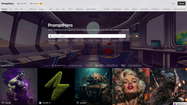 PromptHero | AllAiWebsite