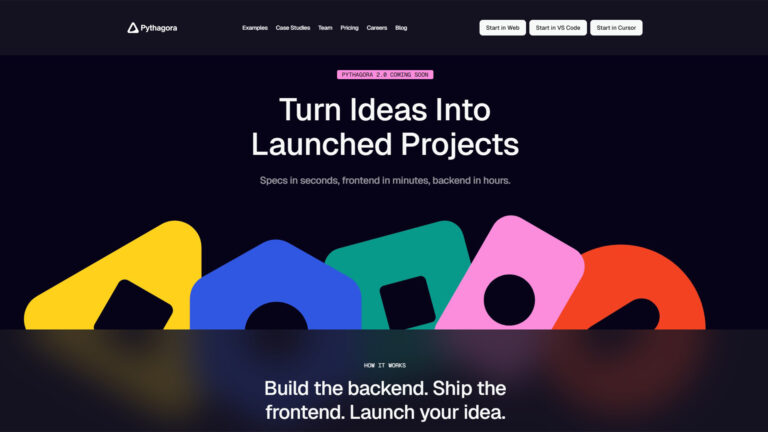 AI Web Application Development | Pythagora | AllAiWebsite