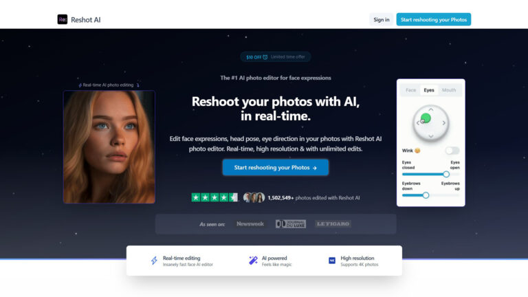 Reshot AI | AllAiWebsite