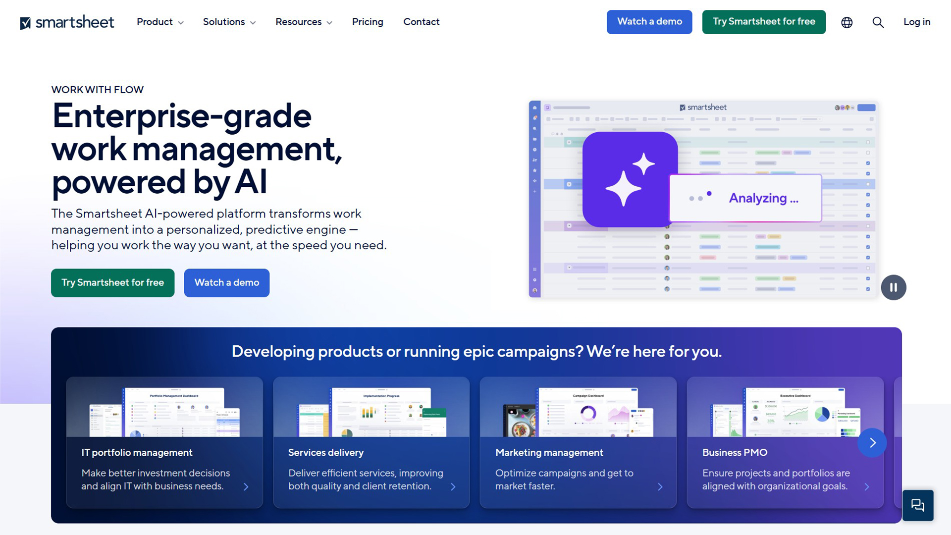 Work management platform | Smartsheet | AllAiWebsite