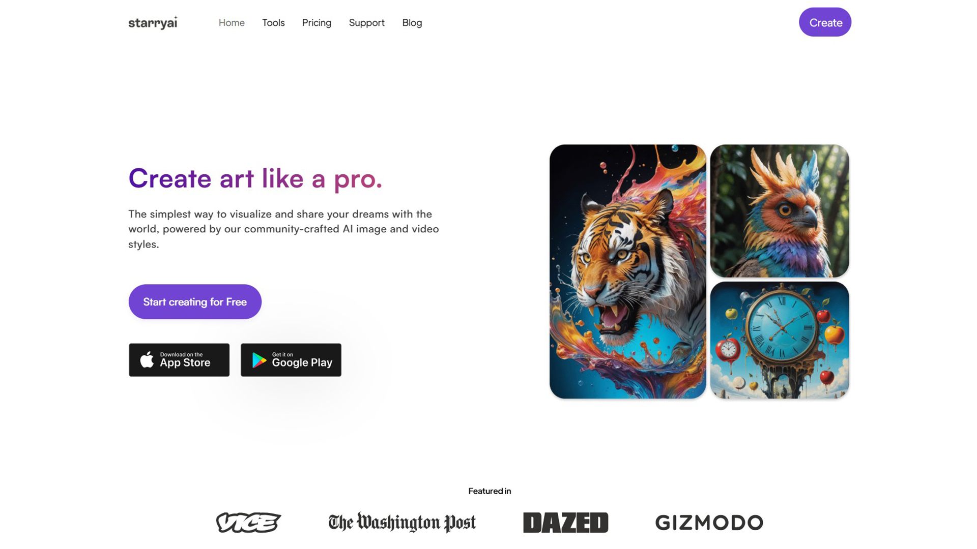 StarryAI | AllAiWebsite