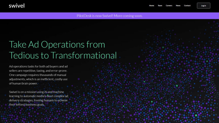 AI Ad Operations Automation | Swivel (PilotDesk) | AllAiWebsite