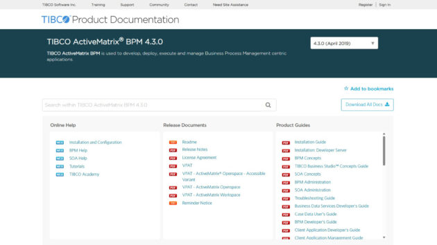 BPM platform | TIBCO ActiveMatrix BPM | AllAiWebsite