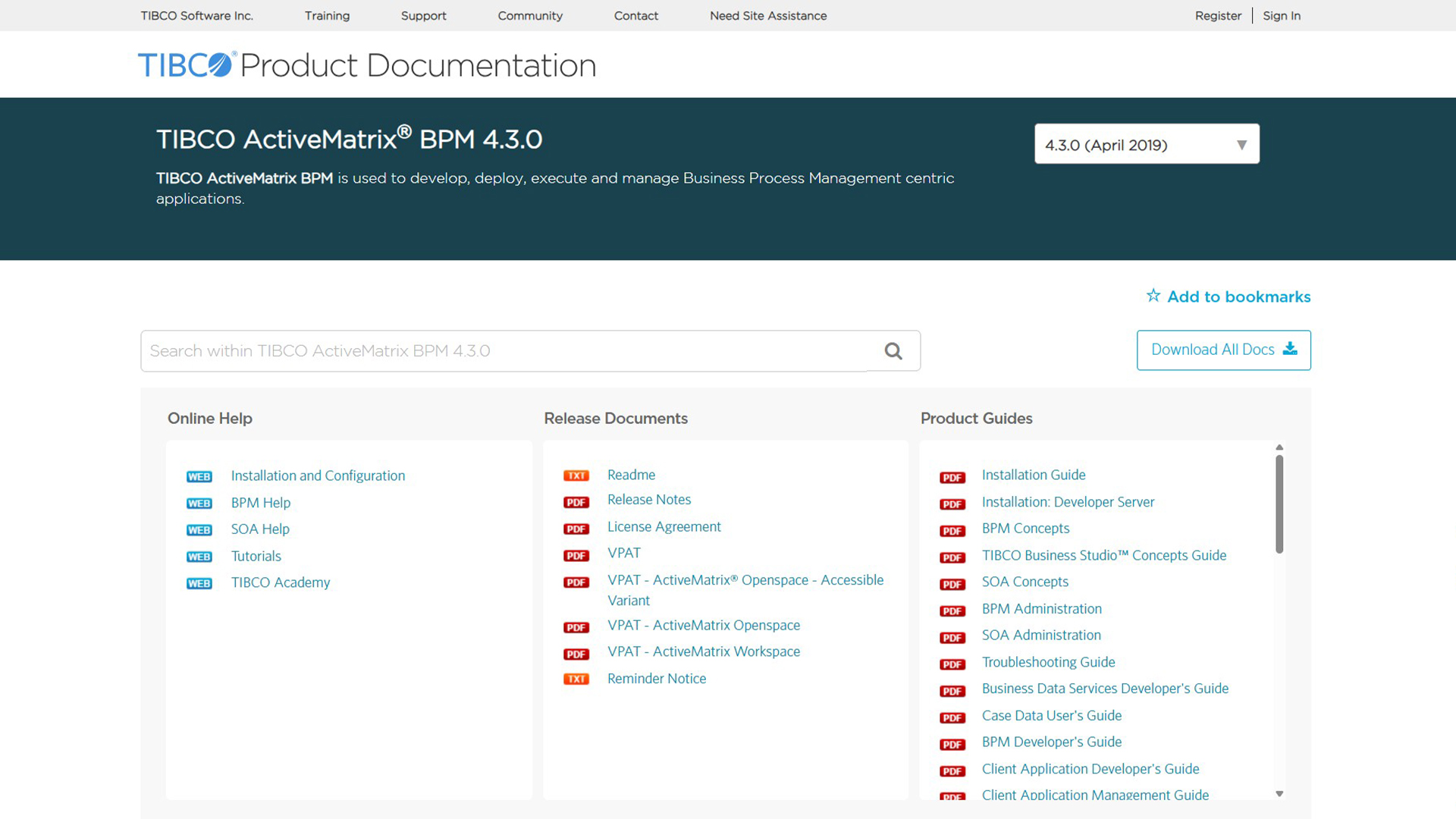 BPM platform | TIBCO ActiveMatrix BPM | AllAiWebsite