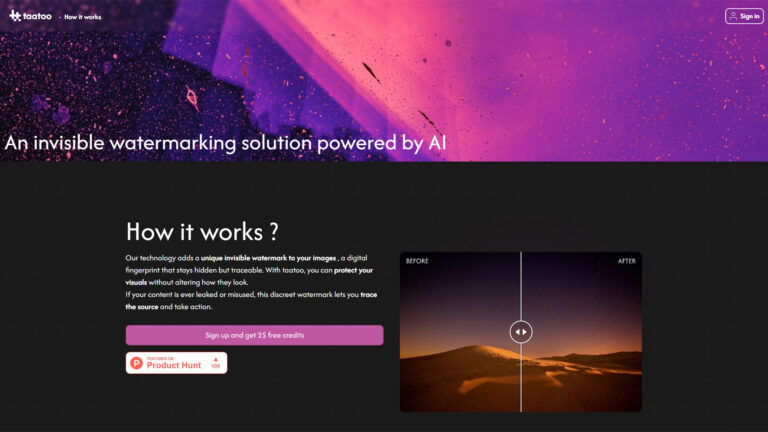 Taatoo AI | AllAiWebsite