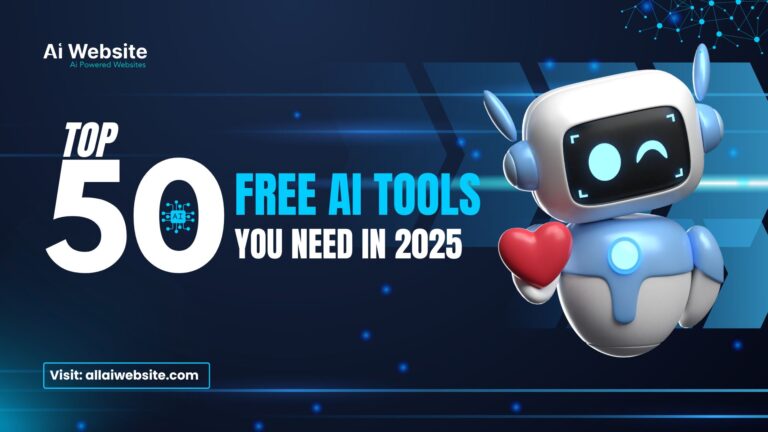 Top 50 Free AI Tools | AllAiWebsite