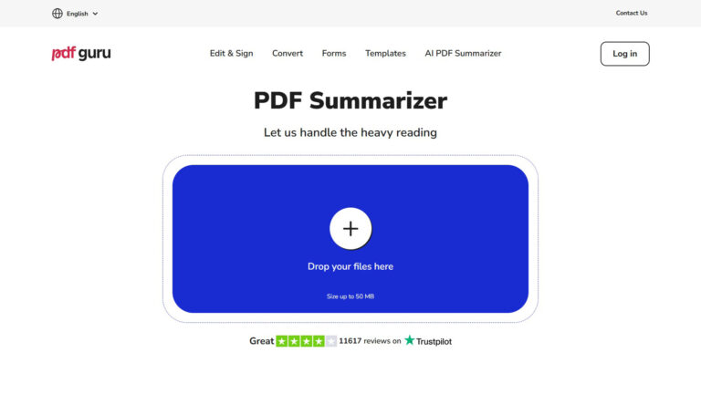 AI PDF Summarizer by PDF Guru | AllAiWebsite