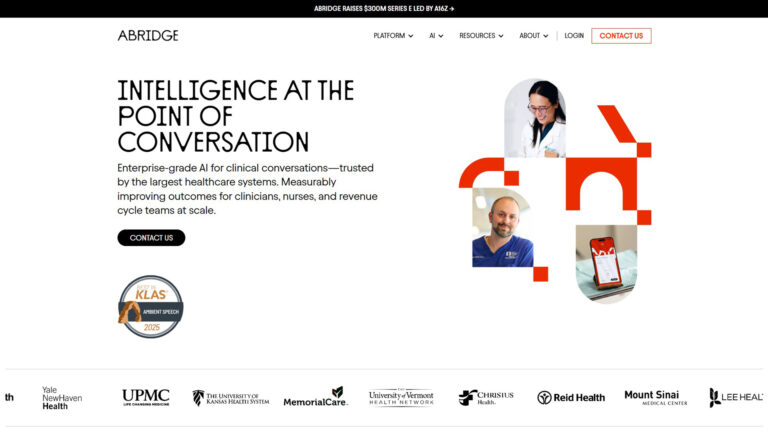 AI Clinical Documentation | Abridge | AllAiWebsite