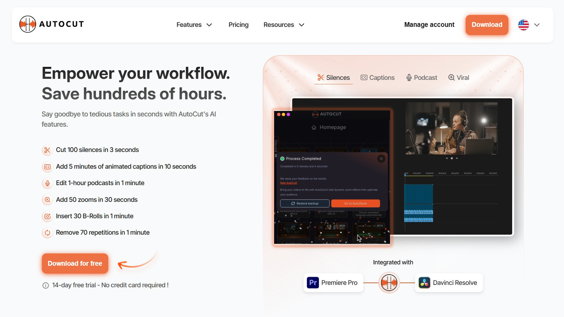 AI Video Editing Automation | AutoCut | AllAiWebsite