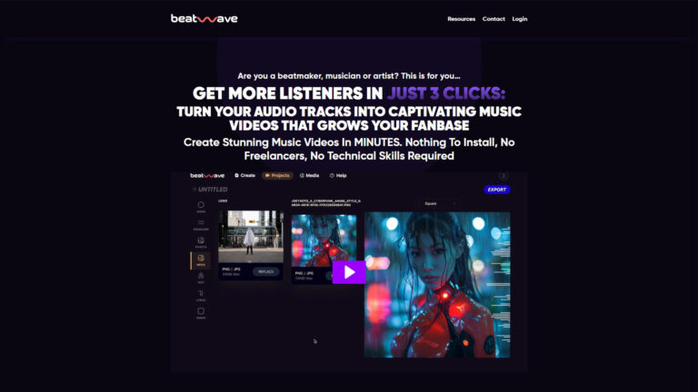 AI Music Video Generator | Beatwave | AllAiWebsite