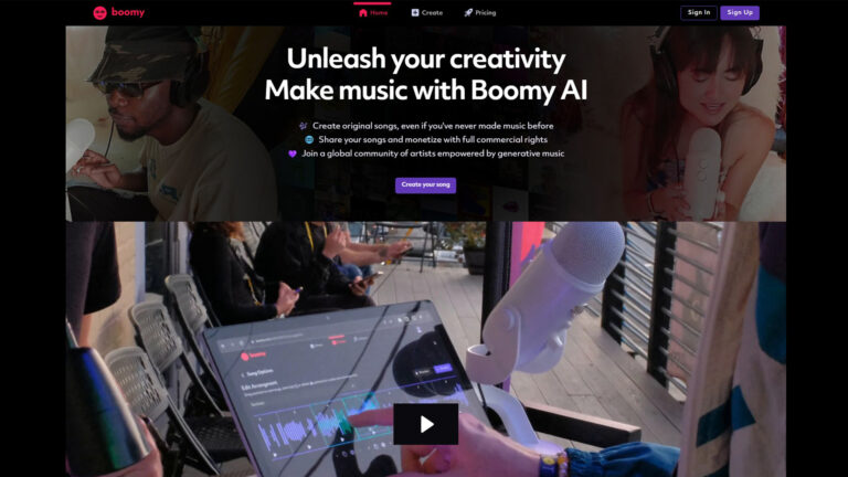 AI Music Generation | Boomy | AllAiWebsite