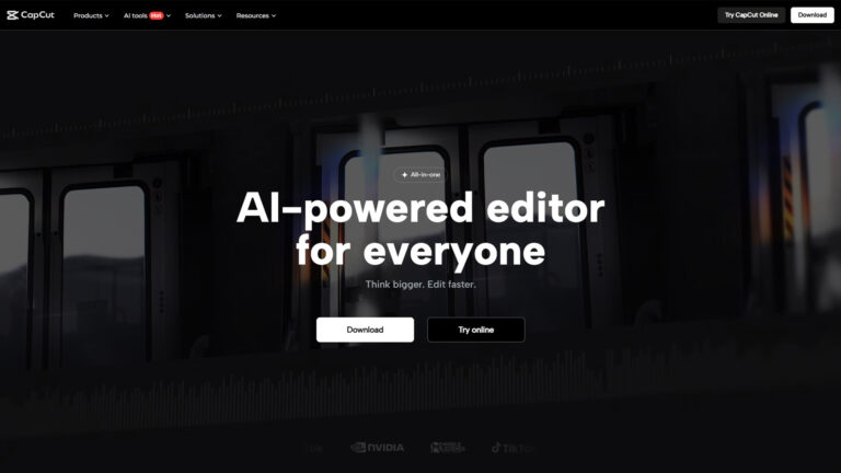 AI Video Editor | CapCut | AllAiWebsite