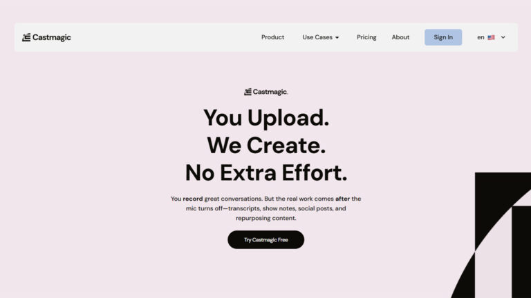 AI Content Repurposing | Castmagic | AllAiWebsite
