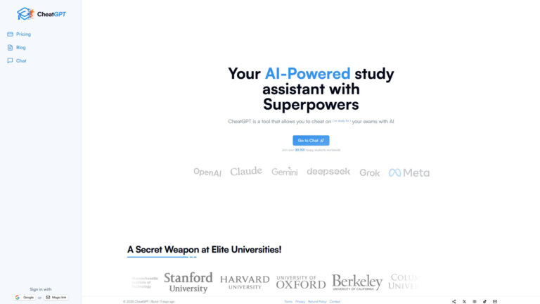 AI Study Assistant | CheatGPT | AllAiWebsite
